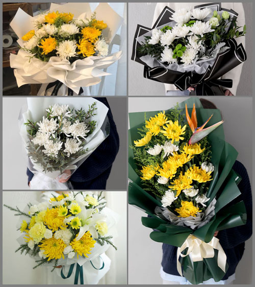 山东莱芜钢城区艾山街道卞家泉村白事花束代送